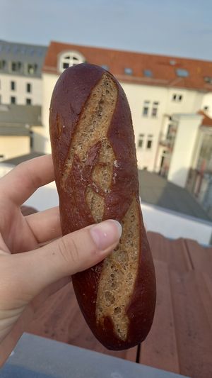 pretzel stick 3(!!!)€ at Brotgefuehle in Leipzig