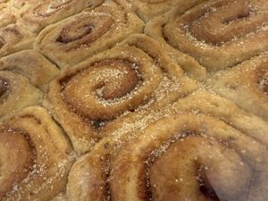 cinnamon rolls #Veganuary at Brotgefuehle in Leipzig
