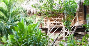 Cabañas ecológicas... con energí solar, baño seco y construidas con material biodegradable 😊🌱✅👍🏻 at Barca de Oro in Las Penitas