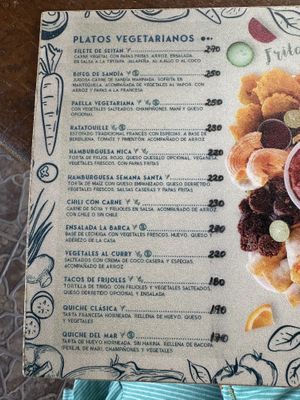 There’s even more choices on the appetizer page!  at Barca de Oro in Las Penitas