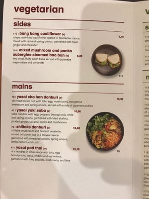 Menu at MXP - Wagamama - T1 in Ferno