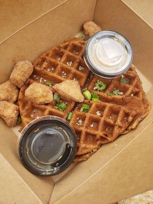 Chick & Waffles at Lifestyle Cafe in Columbus