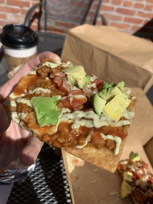 Corn Tortillas Taco Toast at Lifestyle Cafe in Columbus