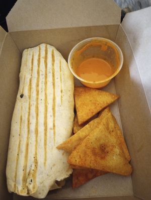 Breakfast burrito at Lifestyle Cafe in Columbus