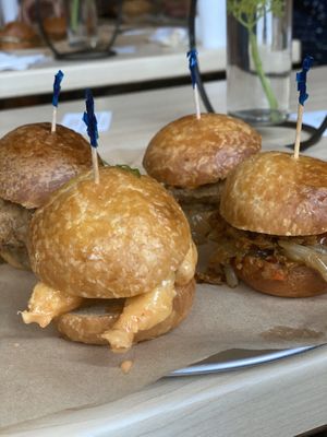 The sliders  at Lifestyle Cafe in Columbus