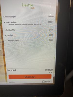 I bought everything!  at Lifestyle Cafe in Columbus