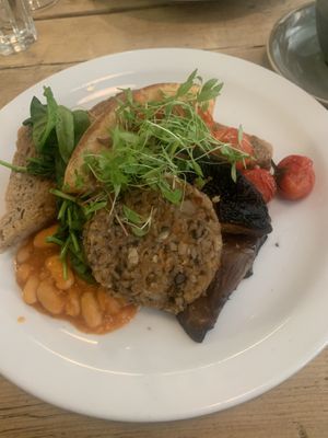 scottish breakfast  #Veganuary at The Edinburgh Larder in Edinburgh