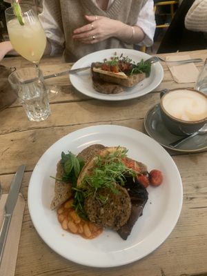 scottish breakfasts #Veganuary at The Edinburgh Larder in Edinburgh