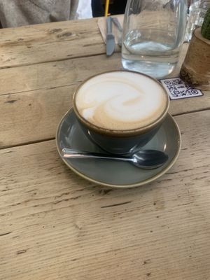 latte #Veganuary at The Edinburgh Larder in Edinburgh