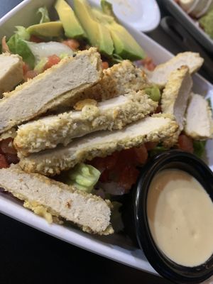 Hunny mustard chick’n salad  at 4th & State in Columbus