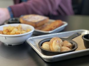 Pancake bites   at 4th & State in Columbus