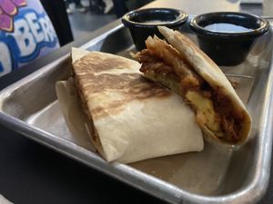 Breakfast crunch wrap   at 4th & State in Columbus