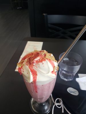 Strawberry milkshake at 4th & State in Columbus