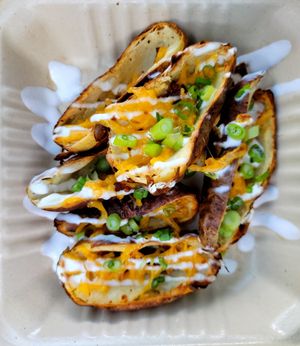 Potato Skins! at 4th & State in Columbus