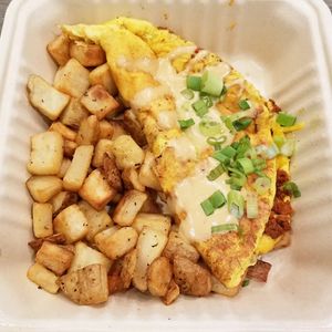 Chorizo omelet  at 4th & State in Columbus
