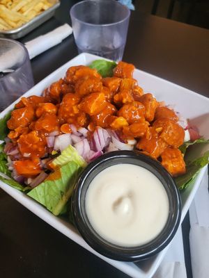 Buffalo salad at 4th & State in Columbus