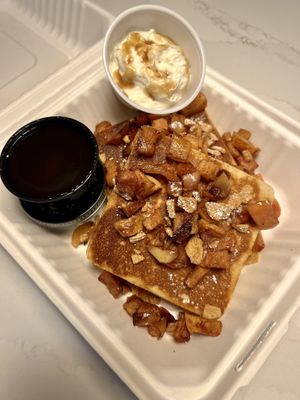 Apple pancakes  at 4th & State in Columbus