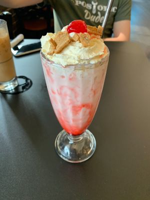 Strawberry Cheesecake Milkshakee  at 4th & State in Columbus