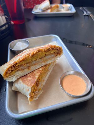 Award winning Vrunchwrap! at 4th & State in Columbus