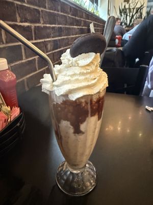 Thin mint milkshake   at 4th & State in Columbus