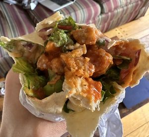 Buffalo chicken wrap (option under salad)  at 4th & State in Columbus