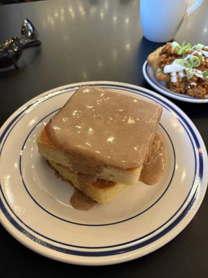 Cinnabun pancakes   at 4th & State in Columbus