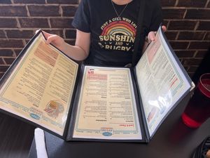 Big menu  at 4th & State in Columbus