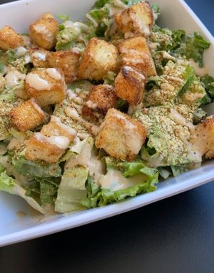 Caesar salad. This ended up being my favorite item we ordered. The roasted almonds on it were much better than I expected!  at 4th & State in Columbus