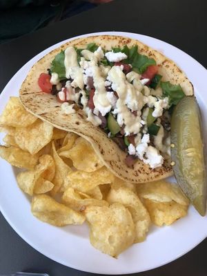Mushroom Gyro at 4th & State in Columbus