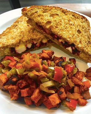 Blueberry Mozz Panini at 4th & State in Columbus