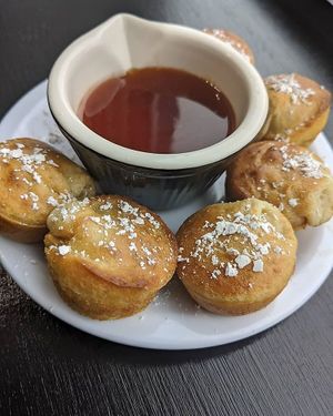 Pancake bites at 4th & State in Columbus