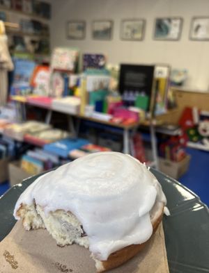 Cinnamon sworl   at Doughnotts in Lincoln