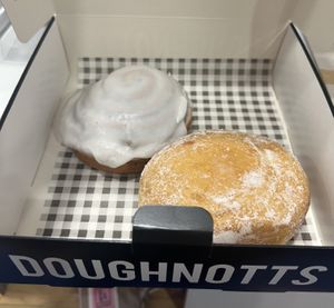Boxed doughnuts  at Doughnotts in Lincoln
