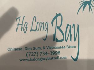 Place mat at Ha Long Bay Bistro in Dunedin