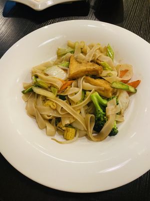 Vegan Pad See Ew  at Tom Kha Thai Asian Bistro in Fort Collins