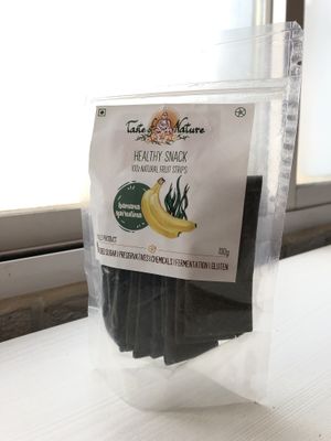 fruit strips, good taste but bit tough at The Vegan Kadai in Coimbatore