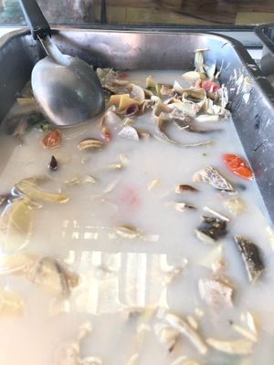 Buffet food at J La Thip in Lampang