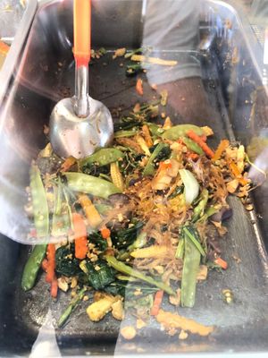 Buffet food at J La Thip in Lampang