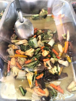 Buffet food at J La Thip in Lampang