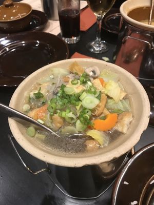 Vegan soup with cashews and tofu 😋  at Thai House in Hull