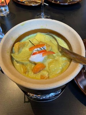 Thai yellow tofu curry   at Thai House in Hull