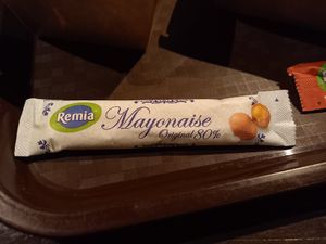 No vegan mayo!!! at Efteling - Fabula Restaurant in Kaatsheuvel