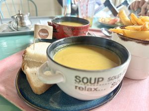 SpicyPumpkin soup   at Ramblers Retreat in Alton