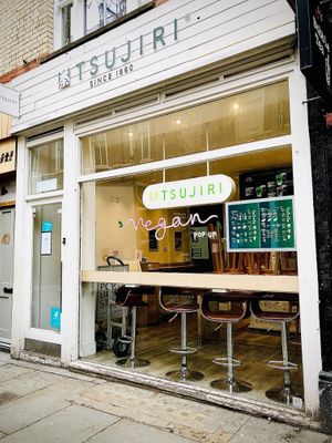 Storefront  at Tsujiri Matcha House in London