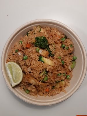Fried rice at Pong in Uppsala