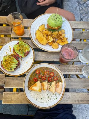 Vegan lunch  at Basilio in Lisbon