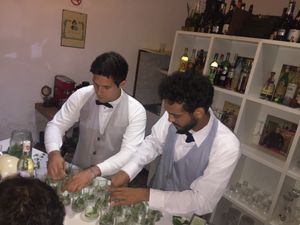 We offer a demostration show of Cuban Cocktails at La Opera in Havana