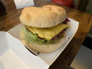 Hamburguesa vegetariana   at Convexo in Madrid