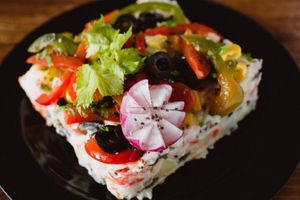 Ensaladilla rusa vegana at Convexo in Madrid