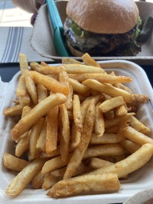 Seasoned fries   at The Dutch Door in Napa